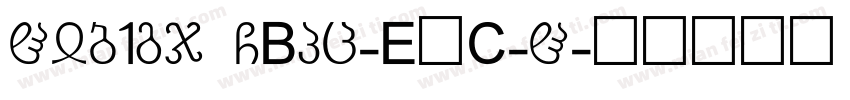 HYb1gj GBpc-EUC-H字体转换